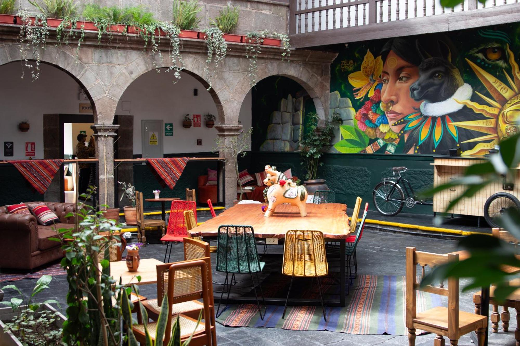 Black Llama Hostel Cusco Luaran gambar