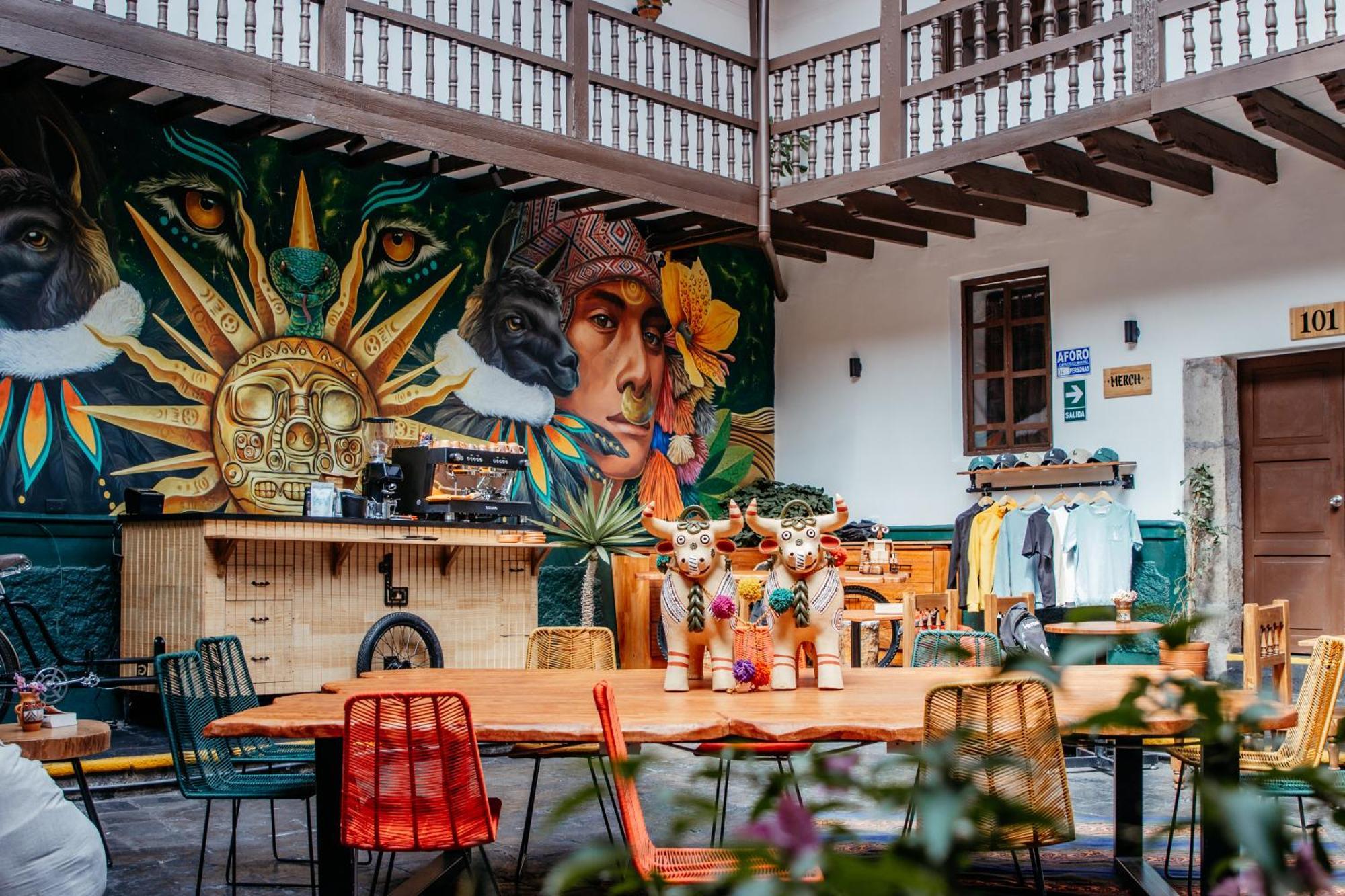 Black Llama Hostel Cusco Luaran gambar